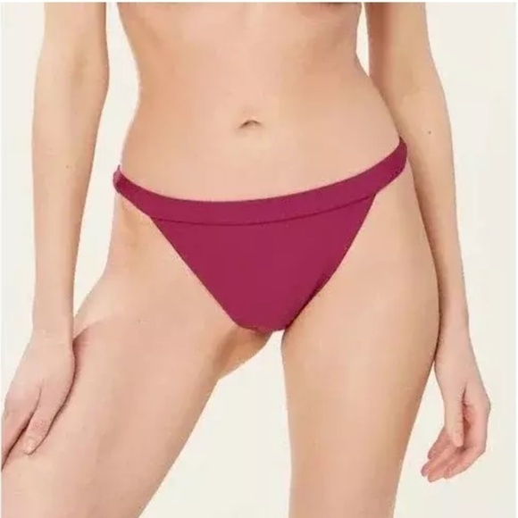 Andie Swim The Caicos Bikini Hipster Bottom in Plum Purple Size XS NWT - Picture 1 of 11